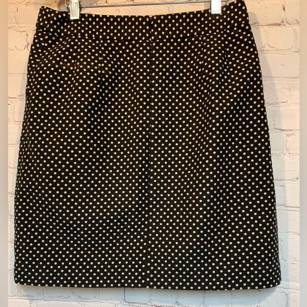 Lilly Pulitzer Black Robyn Polka Dot Skirt Size 6​ - Picture 4 of 4